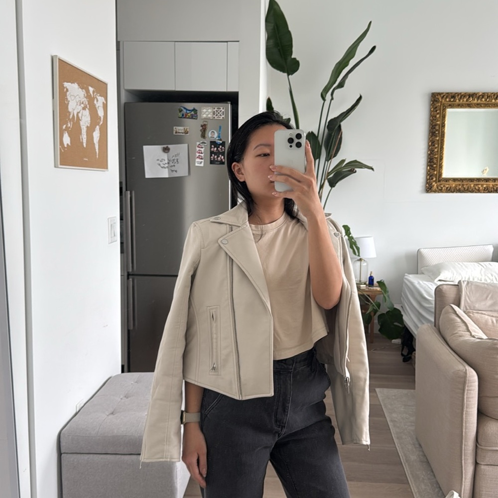 Abercrombie & Fitch Vegan Leather Jacket